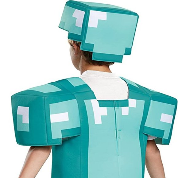 ✦SOLD✦Armor Classic Minecraft Costume, Blue, Large (10-12), Like New!! - Picture 3 of 7